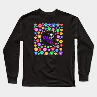 Wolfgirlgaming64 paws logo Long Sleeve T-Shirt